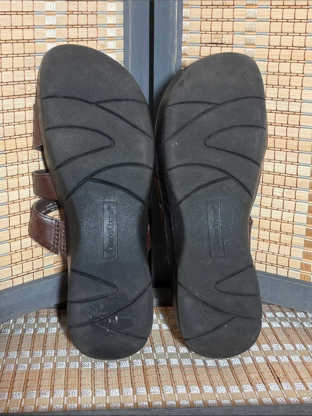 BareTraps Brown Multi-Strap Slide Sandals - Picture 3 of 3